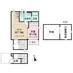 新中野駅 徒歩7分 2階の物件間取画像